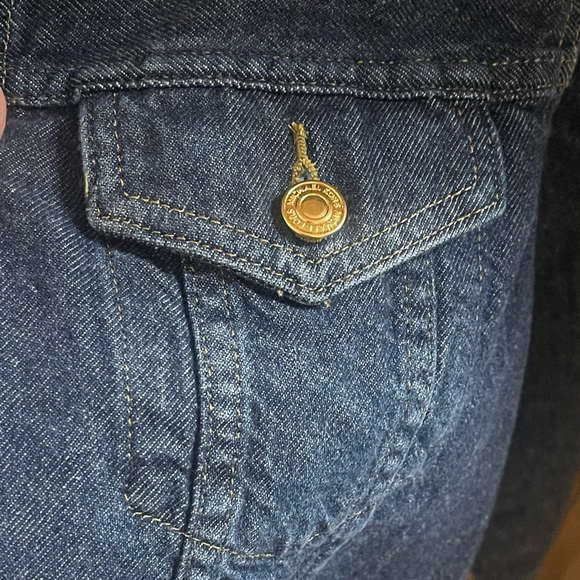 Michael Kors Dark Wash Denim Jacket - Picture 4 of 9